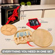 Premium Cheese Boards Charcuterie Boards Set With Wine Accessories And A Fruit Platter Matching The Round Charcuterie Boards Perfect Housewarming s. Ideal For Entertaining & Any Occasions