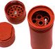 Cone Loading Grinder Matte Red Pack Your Pre-Rolled Cones And Grind Your Contents For A Quick Convenient Durable Simple Experience