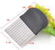Guardians Crinkle Chopper French Fries Potato Cutters Fruit Vegetable Wavy Chopper Knife Stainless Steel Blade Cutting Tool Set Of 2