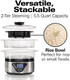 Hamilton Beach Electric Stand Mixer 4 Quarts Dough Hook Flat Beater Attachments Splash Guard 7 Speeds With Whisk Black With Top Handle And Hamilton Beach 6-Speed Electric Hand Mixer With Whisk Traditional Beaters Snap-On Storage Case White