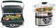 Hamilton Beach Steak Lover'S Electric Indoor Searing Grill Nonstick 100 Square Stainless Steel & Digital Electric Food Steamer & Rice Cooker For Quick Healthy Cooking
