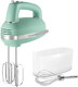 Hamilton Beach Vintage-Style 5-Speed Electric Hand Mixer Powerful 1.3 Amp Dc Motor For Effortless Mixing & Consistent Speed In Thick Ingredients Slow Start Beaters And Whisk Green (62601N)