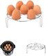 Stainless Steel Steamer Basket With Egg Steam Rack Trivet Compatible With Instant Pot 56 Qt Electric Pressure Cooker