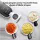 Hauswirt Slicer Shredder Attachment For M5 M5C Stand Mixer Salad Machine With Vegetable Slicer Salad Maker Food Slicers Cheese Grater Attachments Dishwasher Safe Stainless Steel