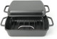 Hawok Cast Iron Rectangular Bakeware Roaster Pan14"X10" 6.4Qt With U-Rackcutting Board Cleaning Cloths Aluminum Foil Apron And Gloves Carry Bag 10-Piece For Indoor/Outdoor Cookingblack