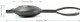 Hawok Compact Cast Iron Grilled Sandwich Maker Round Pie Iron Black
