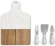 Hic Kitchen Marble Charcuterie Cheese Board And Tools