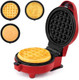 Holstein Housewares 3-In-1 Personal Maker With Indicator Light Griddle & Waffle Maker Non-Stick Coating Plates 2 Waffle Plates 2 Grill Plates & 2 Flat Plates. Even Heating Lightweight