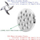 #12 Stainless Steel 10/25" Meat Grinder Plate Heavy Duty 10Mm Medium Plate For Most Regular Sausages As Well As #12 Meat Grinder Blade Stainless Steel Knife Cutter Tools Accessories Of Meat Grinders