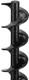 4 Layer Chocolate Fountain 4 Layer Durable Rotating Practical Stainless Steel Electric Chocolate Fountain Machine Elegant For Resturant Home Party(#1)