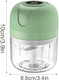 Electric Garlic Chopper 100Ml Food Chopper Garlic Mincer Usb Vegetable Chopper Onion Chopper Small Food Processor Quick Garlic Mincer