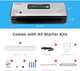 Inkbird Vacuum Sealer Machine With 5 Vacuum Seal Rolls(Total To 110Ft) And 8''12'' Food Sealer Bags5 Compact Food Sealer Machine With 10-In-1 Easy Option For Food Preservationsous Vide
