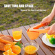 Citrus Juicer - Manual Lemon Lime Orange Squeezer - Effortless Juice Presser - Space-Saving Design