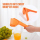 Citrus Juicer - Manual Lemon Lime Orange Squeezer - Effortless Juice Presser - Space-Saving Design