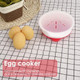 Microwave Egg Steamer Bowl Egg Cooker Specialized Heating Dish Egg Steaming Tool Easy Egg Steamer Convenient Kitchen Gadget（1 Pcs Red)