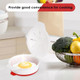 Microwave Egg Steamer Bowl Egg Cooker Specialized Heating Dish Egg Steaming Tool Easy Egg Steamer Convenient Kitchen Gadget（1 Pcs Red)