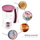 Cakes Pancakes Dispenser Cookie Cake Muffins Baking Waffles Dough Dispenser Cream Speratator Measuring Cup Doser For Hotcakes