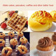 Cakes Pancakes Dispenser Cookie Cake Muffins Baking Waffles Dough Dispenser Cream Speratator Measuring Cup Doser For Hotcakes