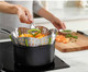 Joseph Joseph Bloom Folding Steamer Basket For Vegetables Expandable For Various Pans Compact Storage - Green