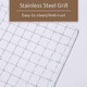 Grill Rack Grids Stainless Steel Bbq Roasting Rack Or Baking/Cooling Rack For Oven And Outdoor Barbequeoven & Dishwasher Safe.