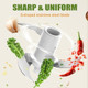 Food Processor Food Grade Stainless Steel Blade Garlic Puree Chopper Usb Rechargeable 350Ml Large Capacity Small Meat Grinder Quick Preparation Of Ingredients & Family Use (Green)