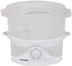 Kalorik Electric Food Steamer With Manual Controls 3-Tier With Bpa Dishwasher Safe Baskets 800 Watts And 60-Minute Timer Turbo Steam Feature And Easy Refill 9-Quarts White