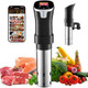 Wifi Sous Vide Cooker 1100W Immersion Circulator With App Control Sous Vide Machines Accurate Temperature Control Lcd Touch Screen Ultra-Quiet For Home Chefs Cooking Wifi Sous Vide Cooker 1100W Immersion Circulator With App Control Sous Vide Machines Accurate Temperature Control Lcd Touch Screen Ultra-Quiet For Home Chefs Cooking
