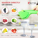 Lemon Squeezer - Citrusease Foldable Hand Juicer: Effortless Juicing With Space-Saving Ergonomics Design – Manual Lemon Juicer With Sideways Pivot For Maximum Juice Yield- (Orange)