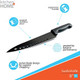 Kitchen + Home Non Stick Sushi Knife - The Original 8 Inch Stainless Steel Non Stick Multipurpose Chef Knife