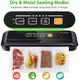 Koios Vacuum Sealer Machine Black + Koios Vacuum Sealer Bags For Food Vacuum Sealer Bags Rolls