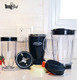 Koolatron Total Chef Miracle Blender 12-Piece Set With Heavy Duty Quad Blade 1L Carafe Travel Cups And Lids Dishwasher-Safe Accessories For Smoothies Shakes Sauces Salsas Baby Food