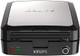 Krups 4-Slice Belgian Waffle Maker: Stainless Steel 5 Browning Levels Audible Ready Beep Removable Plates 1200W Silver/Black - Perfect For Family Breakfasts