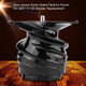 Blender Replacement Parts 1Pcs Black Slow Juicer Screw Auger Juicer Replacement Parts For Hurom Hh-Sbf11/1100 Blender(4.4 X 3.7Inch)