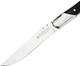 [Set Of 6]Steak Knives Hailingshan Stainless Steel Straight Blade Sharp Heavy-Duty Premium Dishwasher Safe Polished Table Dinner Cutlery Flatware Laguiole Steak Knife 22Cm Box-Black Wood Handle