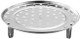 9.5-Inch Dia Stainless Steel Steamer Rack With Removable Legs Vegetable Steamer Basket For Pot Steaming Baking