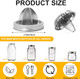 Mason Jar Stainless Steel Juicer Lid Wide Mouth 2 Pieces Mason Jar Juicer Lid Stainless Steel Manual Citrus Lemon Juicer Lid Home Accessories