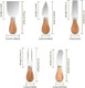20 Pieces Spreader Knife Set Cheese Butter Spreader Knifes Cheese Slicer Knife Mini Serving Tongs Spoons Forks For Charcuterie Boards Accessoriesbirthday Wedding Christmas (Chk-3)