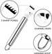 Stainless Steel Lemon Zester Grater Lemon Zester Toolcitrus Zester Tool For Orange Citrus Peeler With Channel Knife