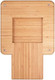 Rectangle 14'' Bamboo Cutting Cheese Board Forks And Knife Set Wooden Charcuterie Platter Meat Tray With 4 Cheese Stainless Steel Knives Chopping Board Food Prep Station Serving Board