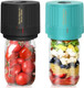Electric Mason Jar Vacuum Sealer Kit Black & Green