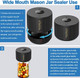 Electric Mason Jar Vacuum Sealer Kit Black & Navy Blue