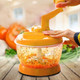 Manual Food Chopper Meat Grinder Vegetable Dicer And Mincer Fruit Blenderpp Stainless Steel Manual Chopper For Veggies Ginger Fruits Nuts Herbs