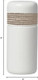 Marimekko Oiva Rsymatto Stoare Spice Grinder (White & Beige) — Refine Your Kitchen Décor With Our Iconic White Stoare — Perfect Spice Grinder For Kitchen — Fine Grinder For Spices (2"W X 6"H)