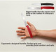 Paring Knife Set Mattstone Hill Kitchen Kitchen Knife Set - Paring Knife Serrated Tomato Knife German Steel Blue Red