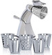 Maxam Dynamic Vegetable Chopper And Food Processor With Stainless-Steel Shredders And Suction Cup Base