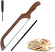 Sourdough Bread Knife Sourdough Slicer Serrated Blade 0.06Cm Thickened Blade Made Of Sapele Wood - A Great Bread Scoring Tool Friends For Friends