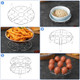 Egg Steamer Rack Trivet 9 Holes For Instant Pot Accessories Stainless Steel Egg Assis Fits 6Qt 8Qt Pressure Cooker(Three-Layer 9 Holes Stackable Egg Rack)