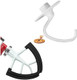 4.5/5 Qt Flex Edge Beater & K45Dh Coated Dough Hook For Kitchenaid Tilt-Head Stand Mixer