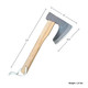 Kings County Tools Japanese Kindling Hand Axe | Bearded Axe Woodworking Tool | Wood Splitting Froe | 4-1/2” Steel Blade | Hardwood Handle | Camping Hatchet with Excellent Balance | Weighs 1.6 Pounds