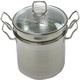 Norpro 8-Quart Krona Stainless Steel Steamer Cooker 4 Piece Set